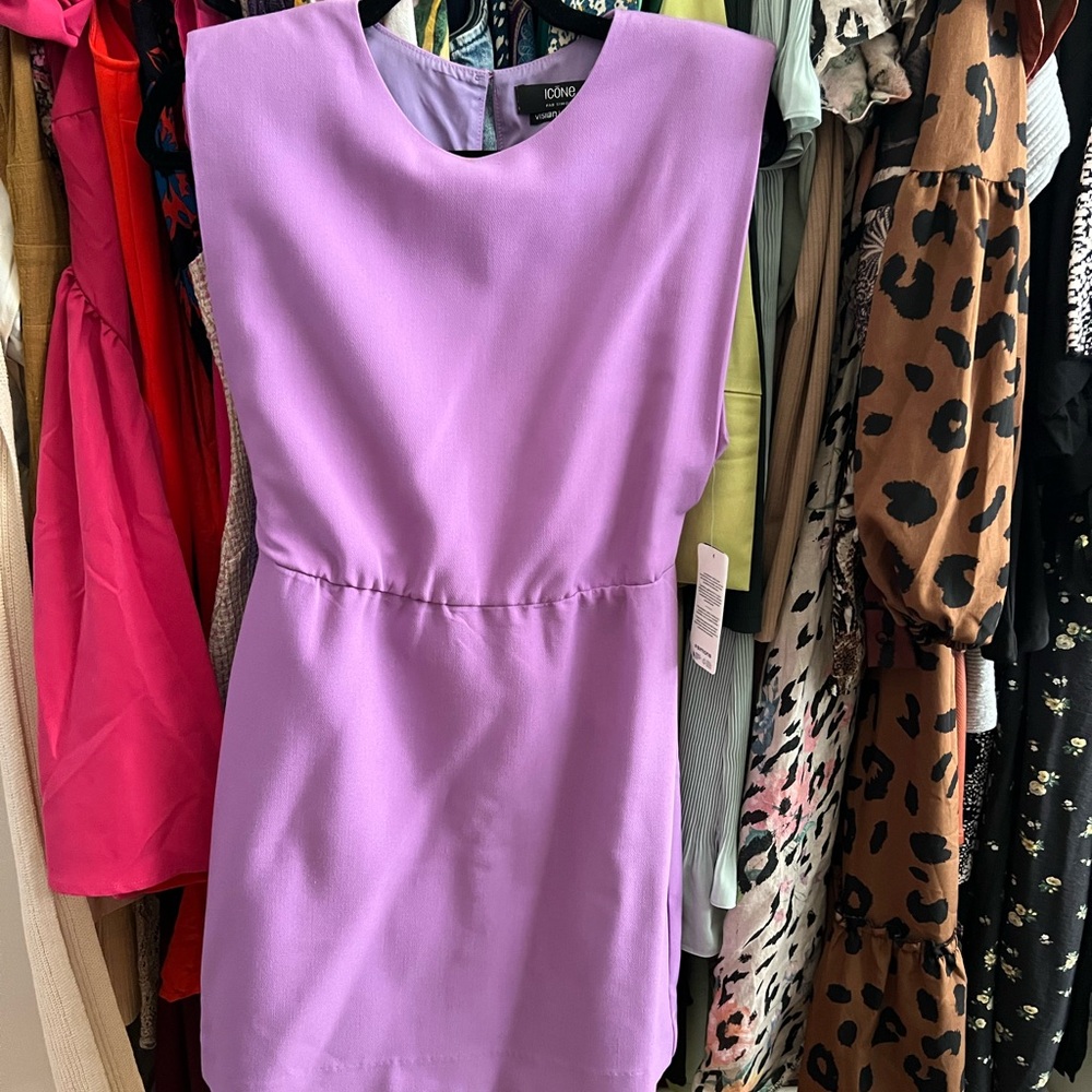 ICONE Purple Women's Dress New (S)